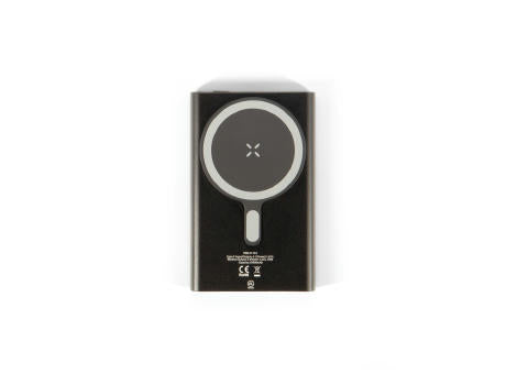 WRIGHT 10. Magnetische Powerbank mit Schnellladefunktion aus recyceltem Aluminium und recyceltem ABS, 10'000 mAh