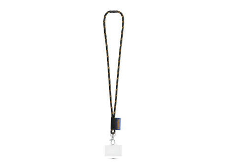 BRIDPORT. SET Lanyard NAUTIC Long (Ø 7 mm) mit 9 mm Auslösekarabiner, Ø 7 mm Sicherheitsverschluss und 91 x 68 mm starrem Ausweis-/Kartenhalter