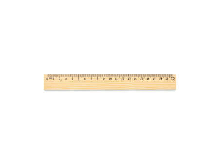 WESLEY 20. Lineal aus Kiefernholz mit 20 cm Skala