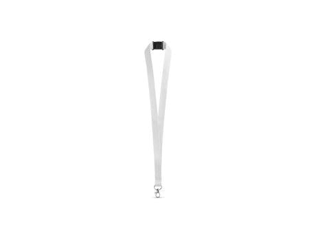 LEEDS. Lanyard aus Polyester mit Sicherheitsverschluss