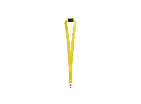 LEEDS. Lanyard aus Polyester mit Sicherheitsverschluss