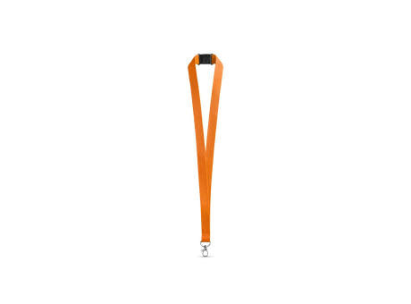 LEEDS. Lanyard aus Polyester mit Sicherheitsverschluss