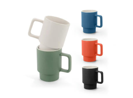 KUERTEN. Keramikbecher mit matter Oberfläche 330 ml