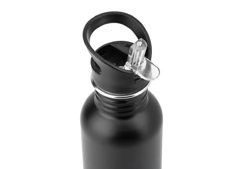 EDBERG. Edelstahlflasche mit einwandiger Ausführung