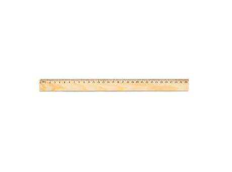 WESLEY 30. Lineal aus Kiefernholz mit 30 cm Skala