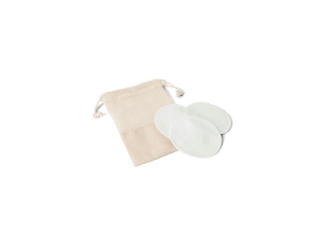 ELISE. Set mit 3 waschbaren und wiederverwendbaren Gesichtsreinigungspads