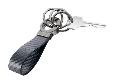 TROIKA Schlüsselanhänger KEY-CLICK CARBON