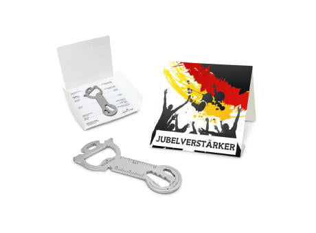 Geschenkartikel: ROMINOX® Key Tool Truck / LKW (22 Funktionen) im Motiv-Mäppchen Deutschland Fan Jubelverstärker