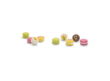 Geschenkartikel / Präsentartikel: Bunte Oster-Macarons, 90 g