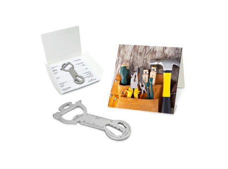 Geschenkartikel: ROMINOX® Key Tool Truck / LKW (22 Funktionen) im Motiv-Mäppchen Werkzeug