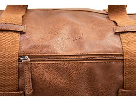 VASAD Klassischer Duffel, Cognac