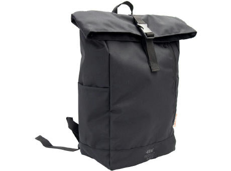 Recycle Bags Basic rolltop rucksack, Schwarz
