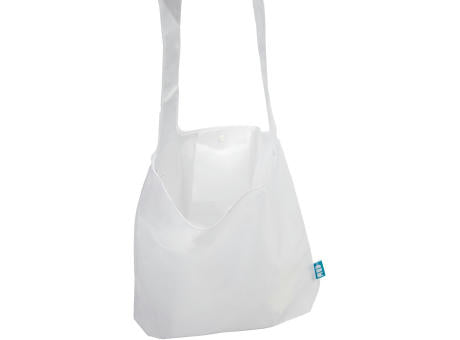 Recycle Bags Faltbare Umhängetasche RPET, Weiß