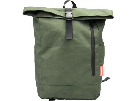 Recycle Bags Basic rolltop rucksack, Schwarz