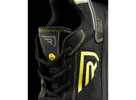 WORKWEAR SHOES BERYL S/35 BLACK/FLUOR YELLOW