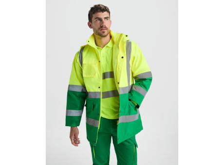 HOCHSICHTBARER PARKA MERAK S/S FLUOR YELLOW