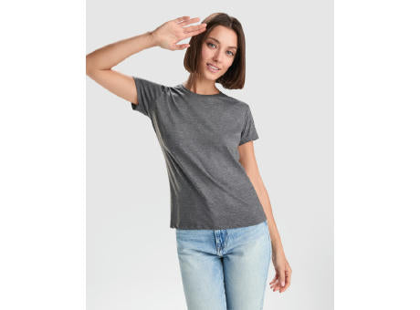 T-SHIRT FOX WOMAN S/S HEATHER BLACK