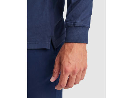 FLAMMHEMMENDES POLOSHIRT SANTANA S/S NAVY BLUE