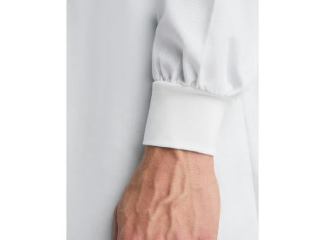 KLEID MIT DRUCKKNÖPFEN UND BÜNDCHEN MEDERI S/XS WHITE