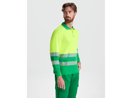 HOCHSICHTBARES LANGÄRMLIGES POLOSHIRT ATRIO S/S FLUOR YELLOW