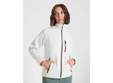 SOFTSHELL ANTARTIDA WOMAN S/S PEARL WHITE