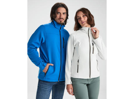 SOFTSHELL ANTARTIDA WOMAN S/S PEARL WHITE