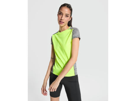 T-SHIRT ZOLDER WOMAN S/S WHITE/HEATHER BLACK