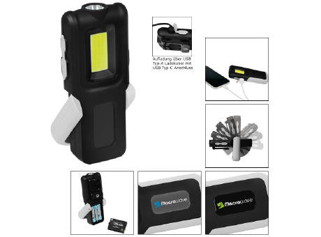 Aufladbare LED Leuchte mit Dualbetrieb "Hybrid Power Light 500 L"