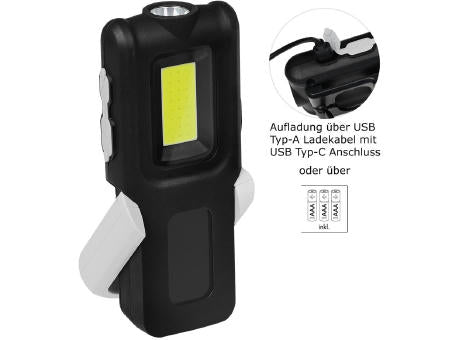 Aufladbare LED Leuchte mit Dualbetrieb "Hybrid Power Light 500 L"