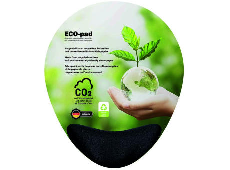 ERGO ECO-pad, Mauspad 200 x 240 mm, ca. 2 mm dick, HB schwarz