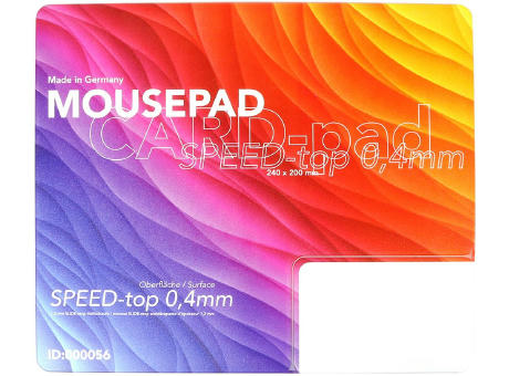 Mousepad CARD-pad No.3, 200 x 240 mm, 1,6 mm dick