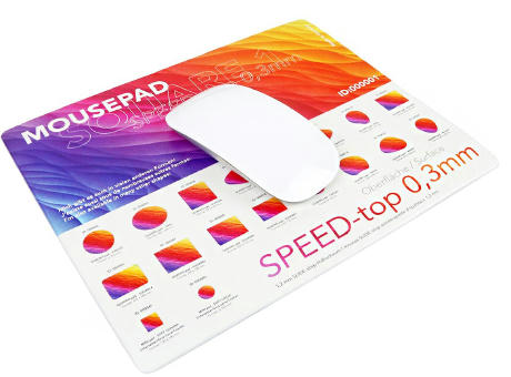 Mousepad QUADRO-pad, Form Square 1, 240 x 200 mm, 1,5 mm dick