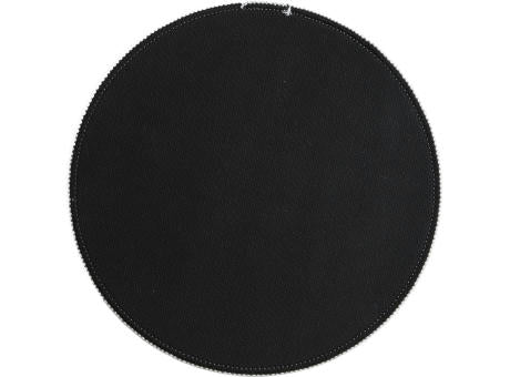 RPET TEXTIL-pad Circle 200 x 2,5 mm weiß vernähte Kante