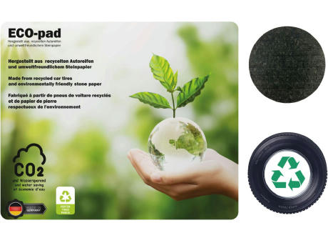 ECO-pad, Mauspad 200 x 240 mm, ca. 2 mm dick