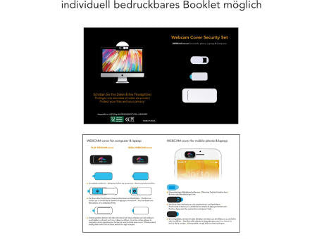 Webcam Cover Security Set