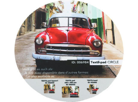 TEXTIL-pad Circle 200 mm 1,5 mm