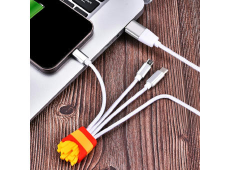 5 in 1 langes Ladekabel in Sonderform