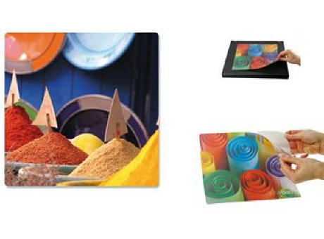 Mousepad SLIM-pad, Form Quadra , 200 x 200 mm, 0,4 mm dünn