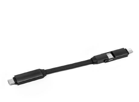 2 in 1 Alu Magnetisches Schlüsselanhänger Ladekabel