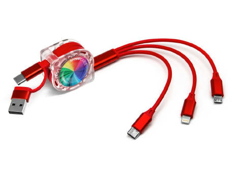 SPINN-cable Color 5 in 1 Ladekabel