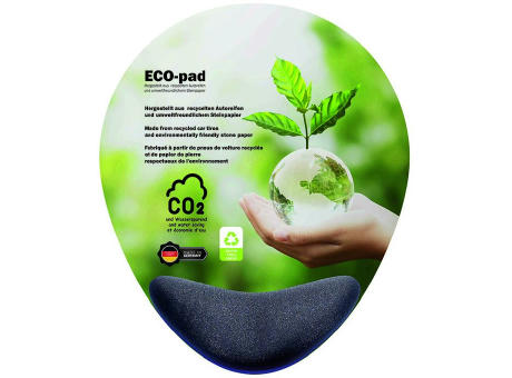 ERGO ECO-pad, Mauspad 200 x 240 mm, ca. 2 mm dick, HB Grau