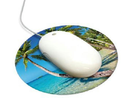 Mousepad QUADRO-pad, Form Circle 3, 150 mm Durchmesser, 1,5 mm dick