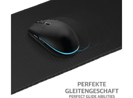 TEXTIL Gaming -pad 900 x 400 x 2,5 mm Rand weiss vernäht