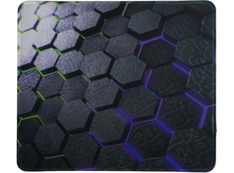TEXTIL GAME-pad S 350 x 300 x 2,5 mm Rand weiss vernäht
