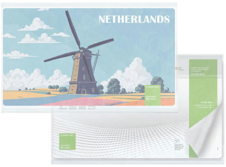 rPET GripCleaner® 4in1 Mousepad 28x16 cm, All-Inclusive-Paket