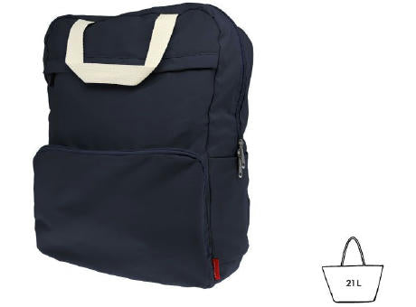 Faltbarer Rucksack 'Cordoba', Polycotton Mitternachtsblau