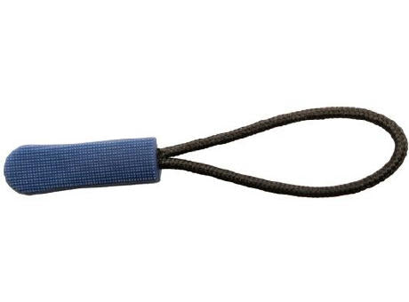Reißverschlussanhänger, blau