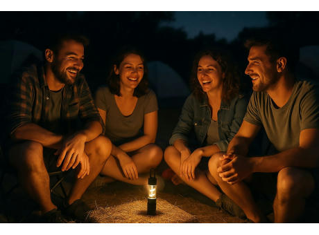 Wiederaufladbare 2-in-1 Laterne/Taschenlampe 'Omega'