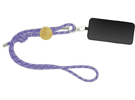 Smartphone-Lanyard 'Madrid', blau RPET