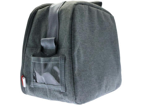 Isolierte Bento-Tasche 'Matsue', meliertes Grau RPET
